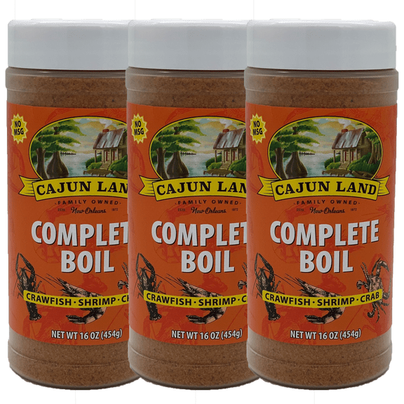 Cajun Land Complete Boil 16 oz - Pack of 3
