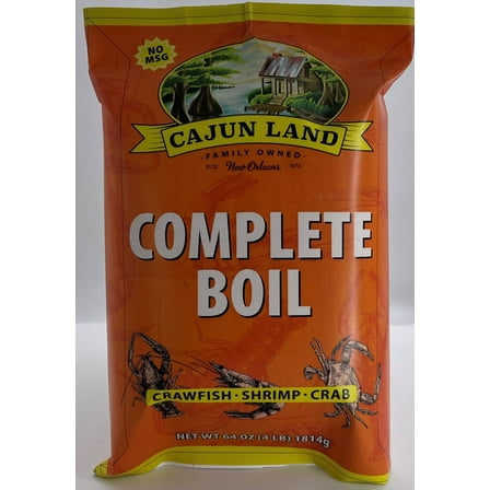 Cajun Land Complete Boil, Spices & Seasoning, 64 oz