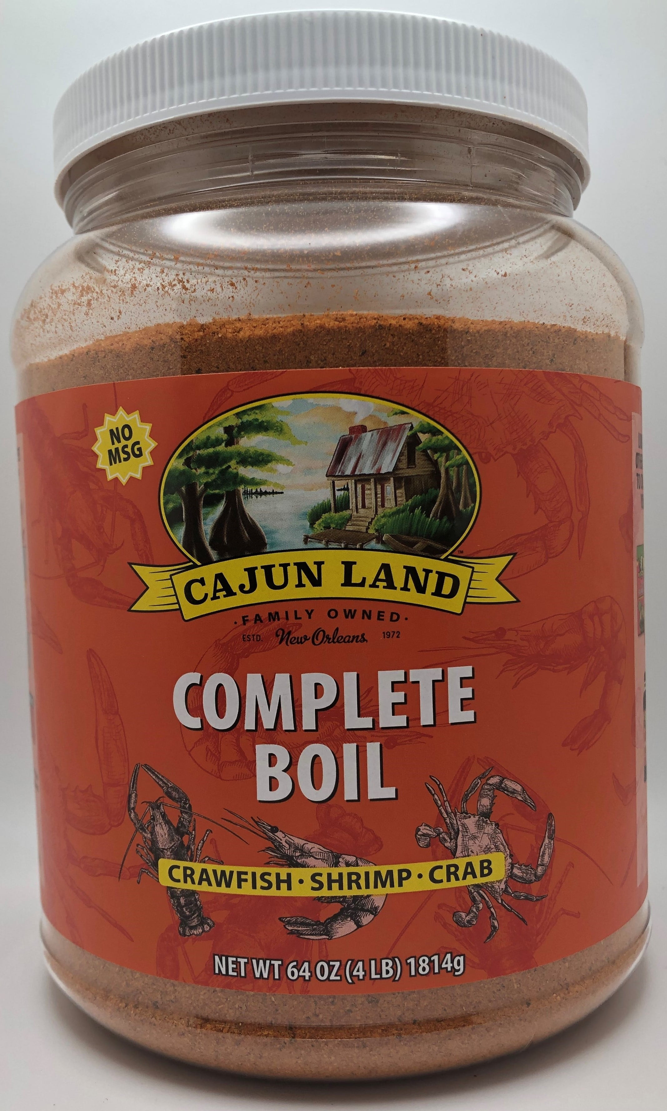 Cajun Land Complete Boil, Spices & Seasoning, 64 oz