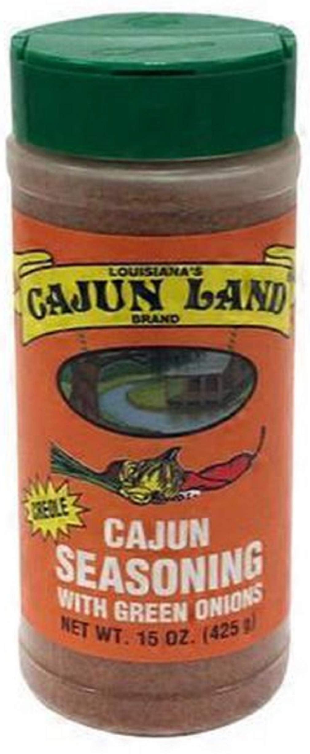 Cajun Land Creole Cajun STF9 Seasoning with Green Onions 15 Oz