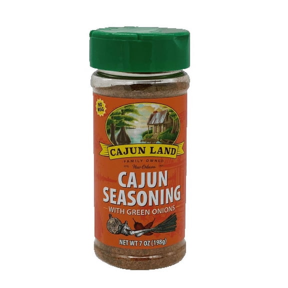 Cajun Land Seasoning with Green Onions 7oz