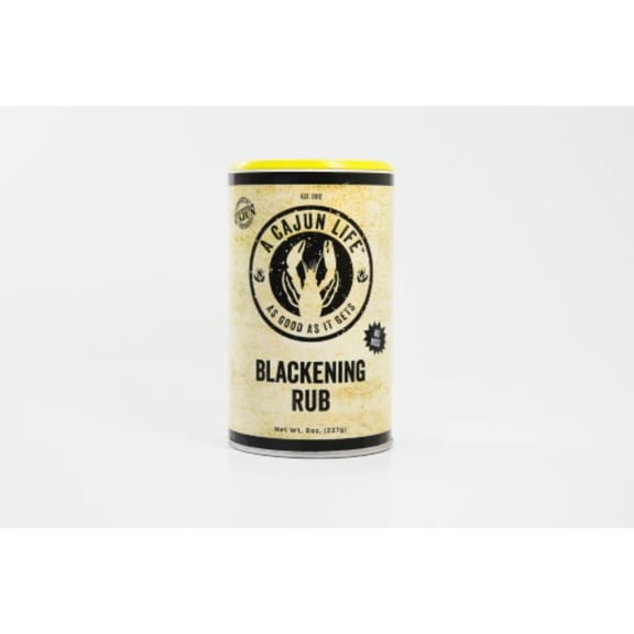 A Cajun Life Blackening Seasoning | Authentic Certified Cajun Blackening Rub, Non-GMO, No MSG, Gluten Free Cajun Blackened Seasoning That's Great On Everything.
