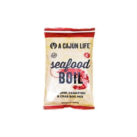 A Cajun Life Seafood Boil Mix | The Perfect Seasoning Mix for your Crawfish, Crab, or Shrimp Boil | Authentic and Certified Cajun, Non-GMO, No MSG, Gluten Free