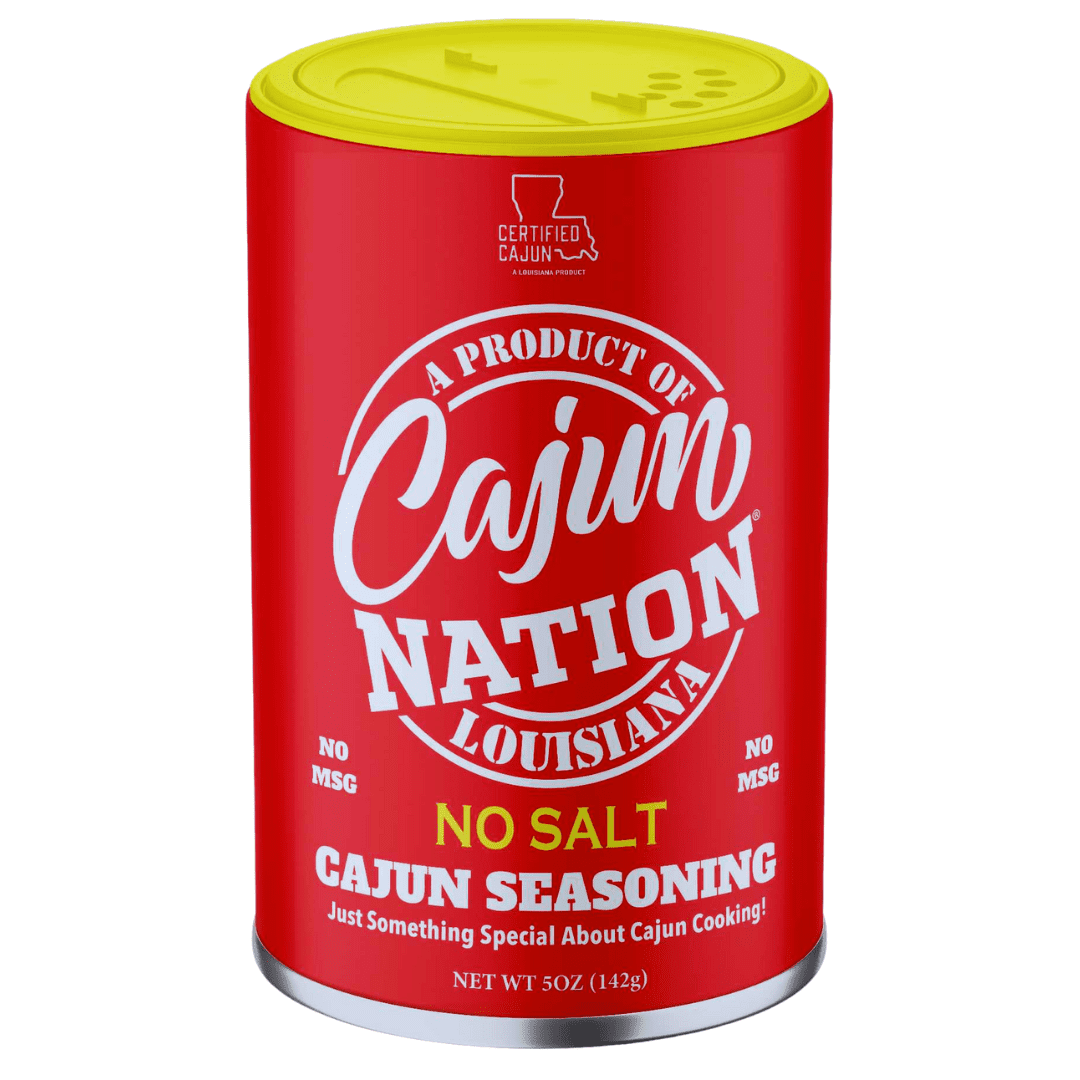 Cajun Nation NO SALT Cajun Seasoning, No MSG and Gluten Free with Great Flavor, 5oz
