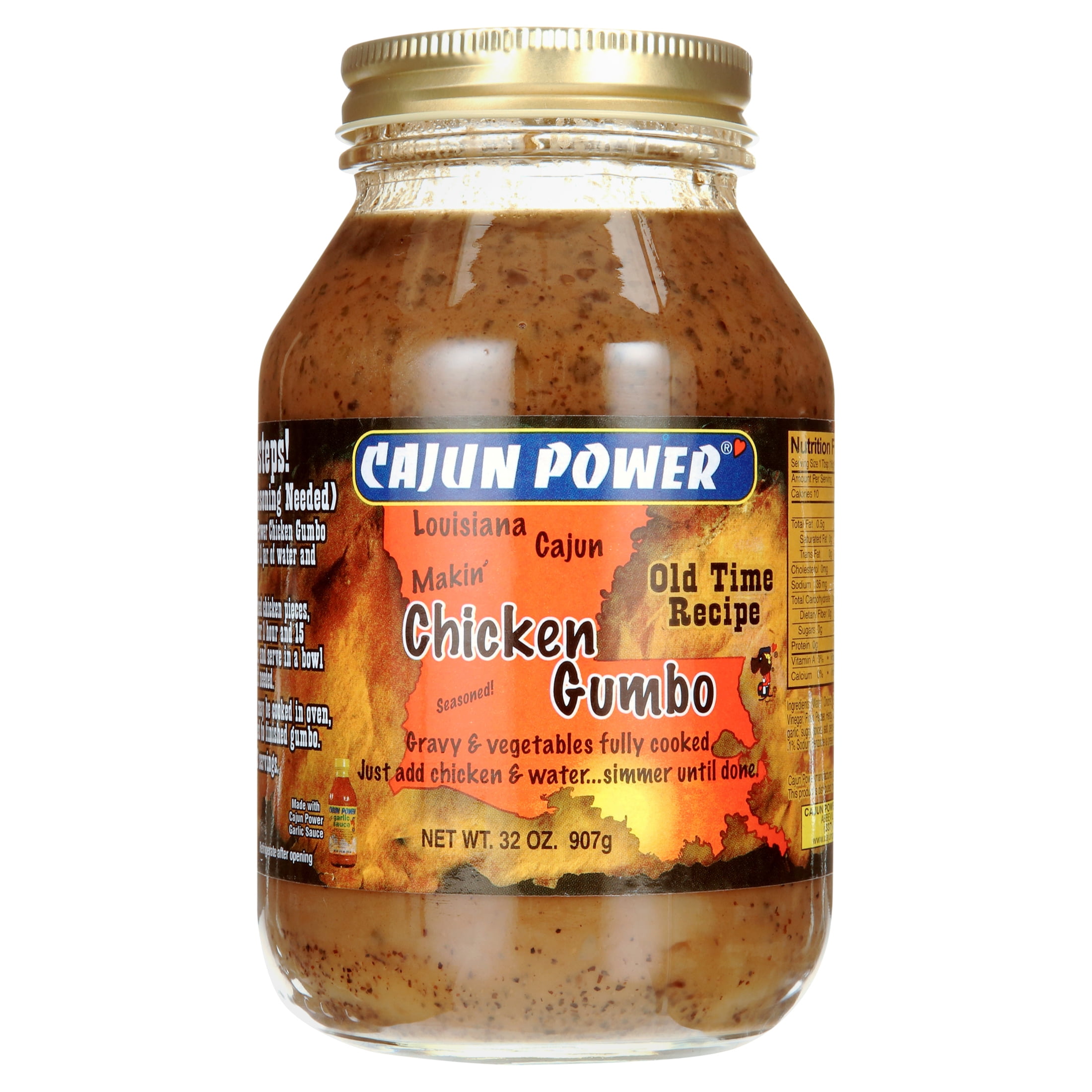 Cajun Power Chicken Gumbo, Spices & Seasoning