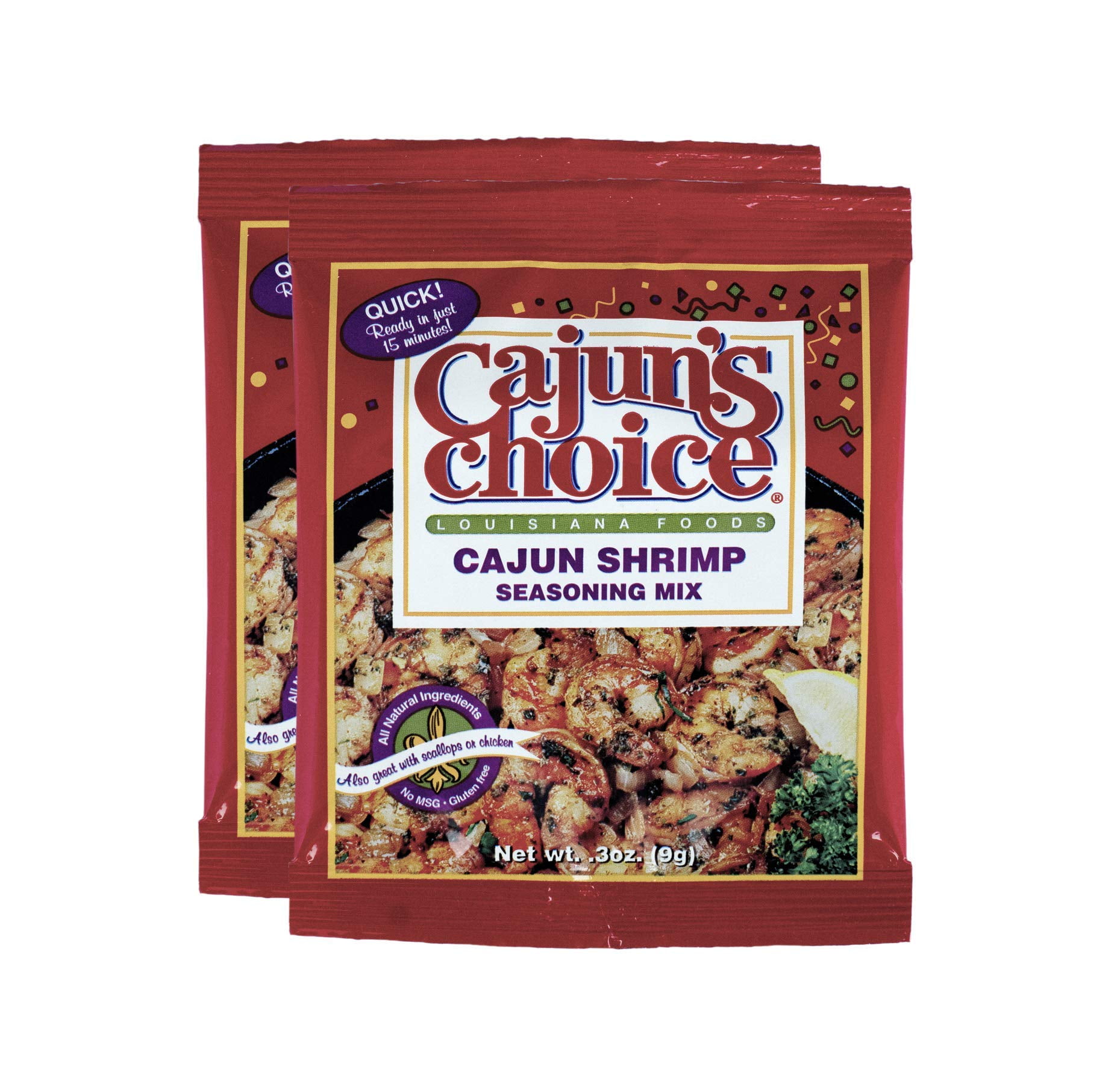 Cajun Shrimp Seasoning Mix RE323 oz Cajuns Choice Louisiana Foods 2