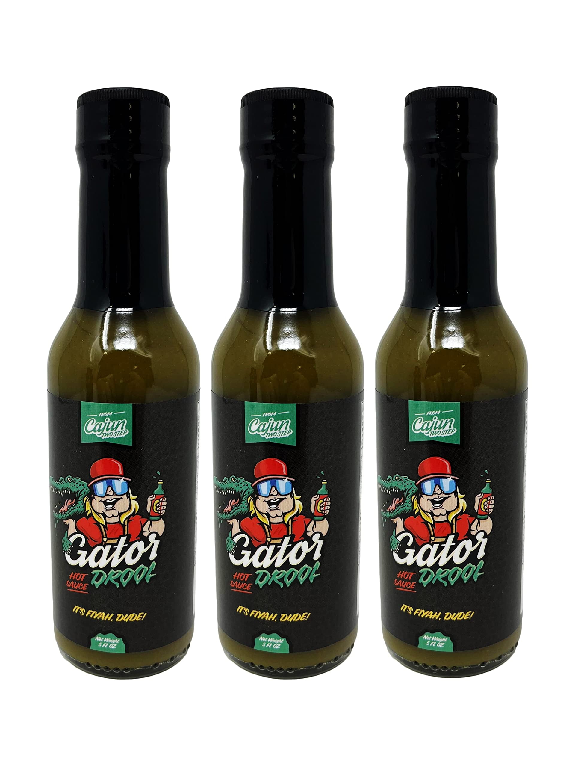 Cajun Two Step Seasoning by StaleKracker 3 pck, Gator Drool Hot Sauce