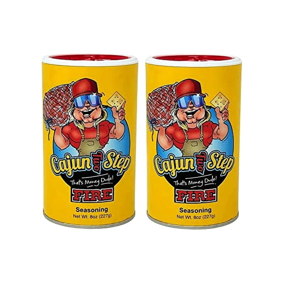 Cajun Two Step - StaleKracker - Fire Seasoning 8 oz - Pack of 2