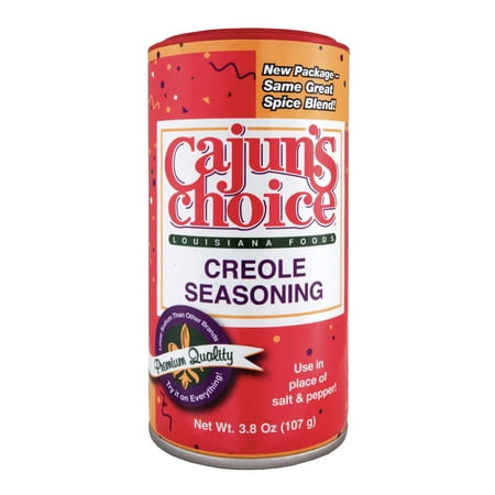 Cajun's Choice Creole Seasoning, 3.8-Ounce Packages (Pack of 12)
