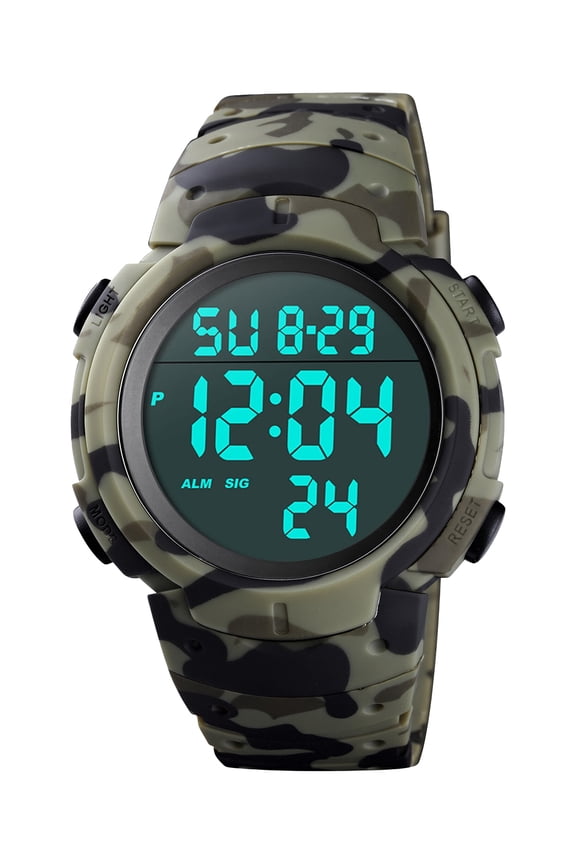 Sports Large Face Military Watches Stopwatches for Men