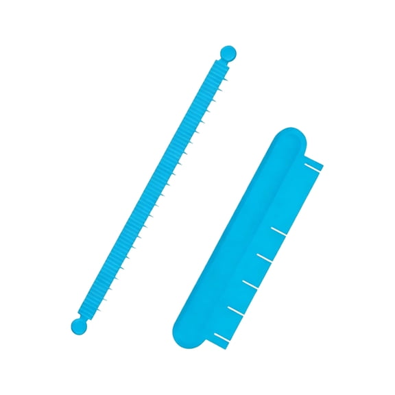 Cake Arch Guide Tools,Adjustable Cake Arc Ruler and Ruffle Spacing Tools,Baking Pastry Measure Assistive Tools for Home Baking and Dessert Shops,Sky Blue