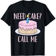 thumbnail image 1 of Cake Baking Baker Cake Decorator T-Shirt, 1 of 3