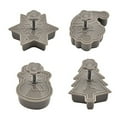 thumbnail image 1 of Christmas Cookie Cutters Set for Baking and with Durable PP Stereo Design for Tools 4PCS, 1 of 7