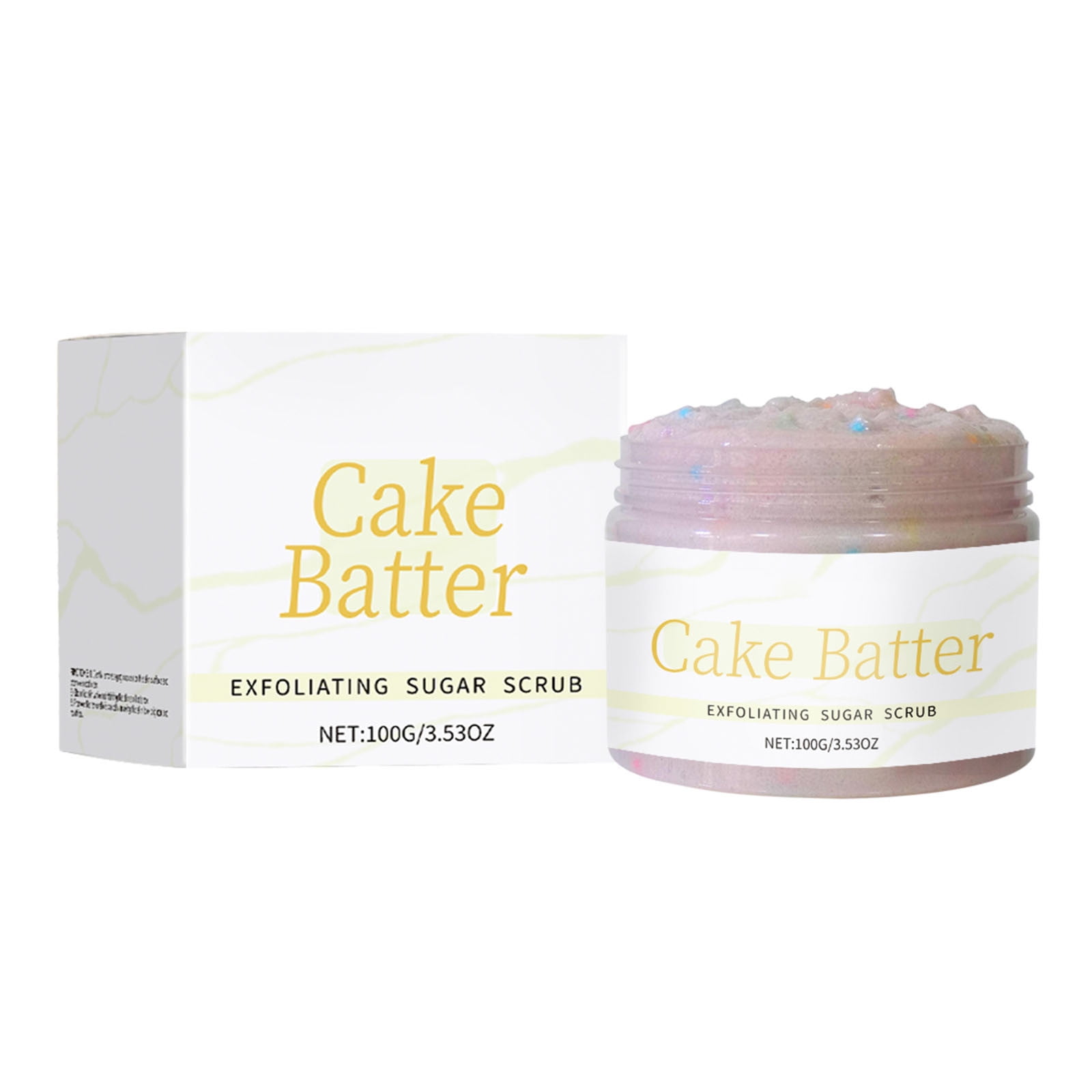 Cake Batter Exfoliating [Cake Batter] Exfoliating Body Scrub Made With