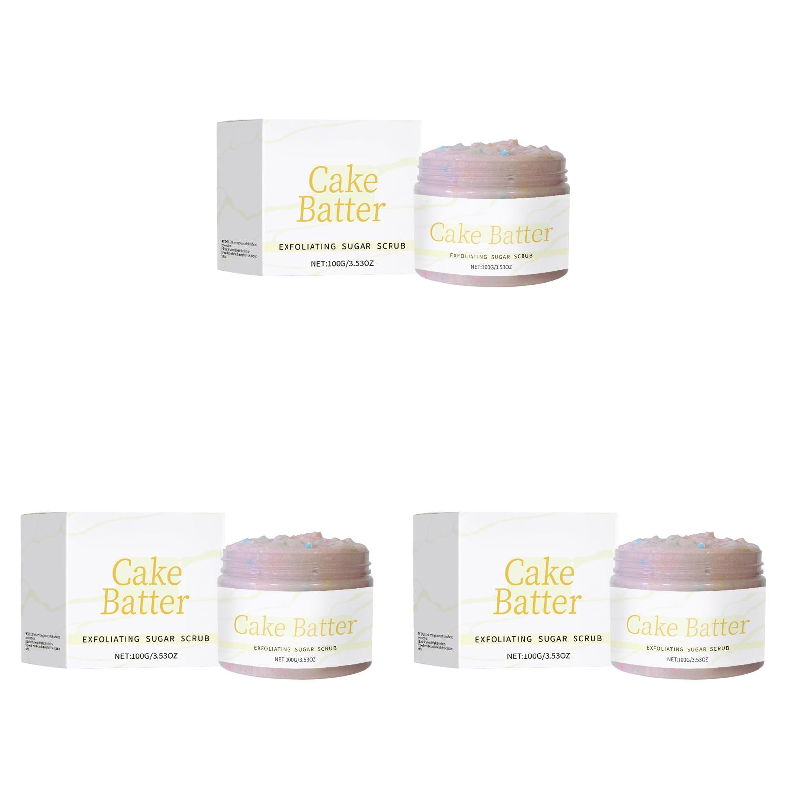 Cake Batter Exfoliating [Cake Batter] Exfoliating Body Scrub Made With