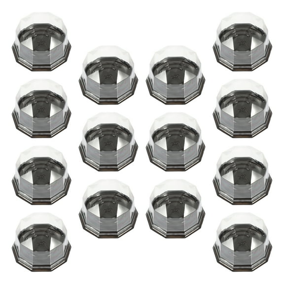 Cake Box Dessert Container with Lids Cheesecake Slice Muffin Dome Holders Round Moon 100 Pcs
