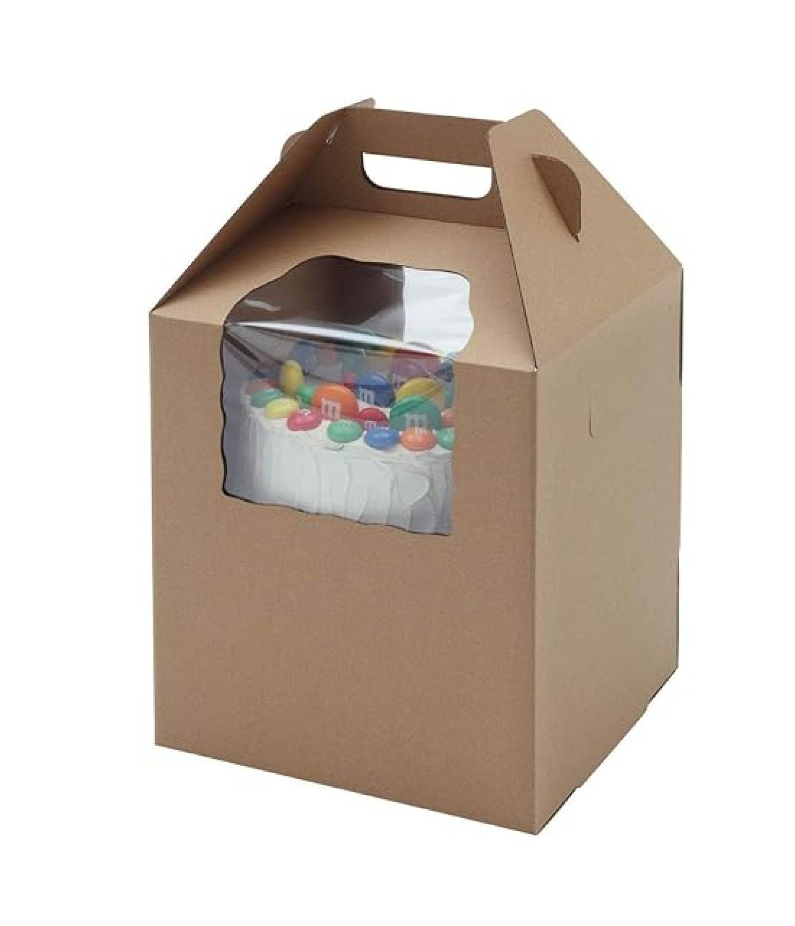 Cake Boxes 14x14x16 - Tall Cake Carrier with Window - 10 Pack - Tiered ...