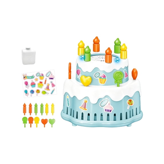 Cake Bubble Machine, Fun Electric Handheld Bubble Wand, for Park, Backyard, and Beach Playing Photo Props 4*4.7In