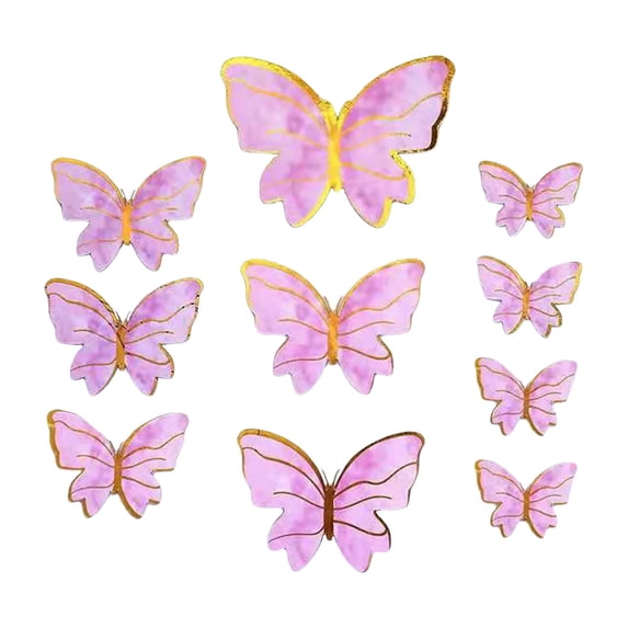 Cake Butterfly Pick Decoration, Pastry Topper Ornament for Party Dessert Table Daily Cake Decoration Use for Celebration