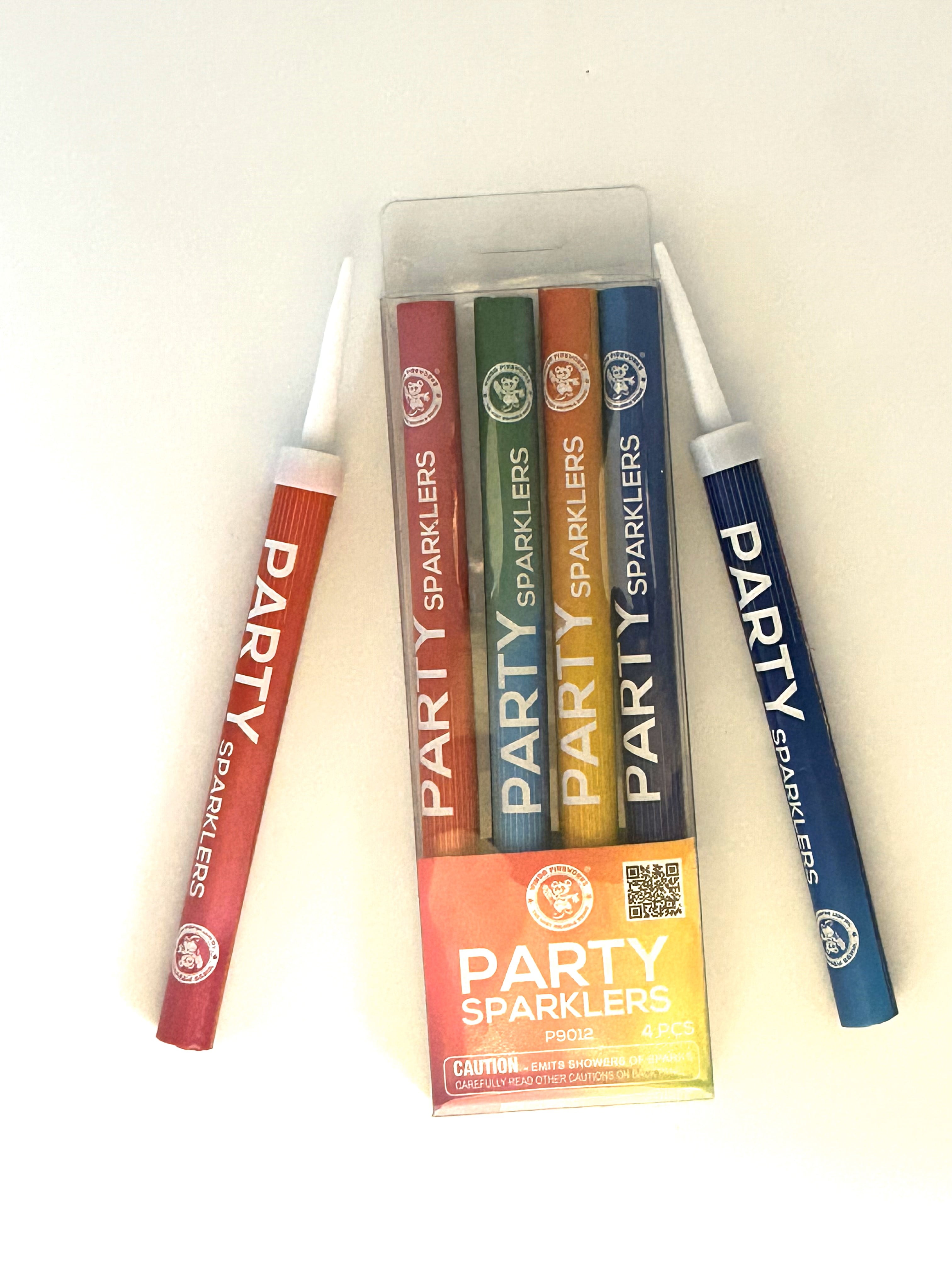 Cake Candle Sparkler Firework Safe Smokeless Gold Sparks Birthday