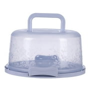 LKJJLIQ 10” x 10” x 5” Tranaparent Cake Carrier, Handles