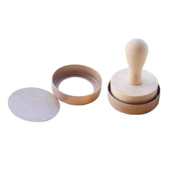 Cake , Christmas Cookie Press DIY Decoration Hand Cake Round Small Cake Rings Mousse and Pastry Mini Baking -