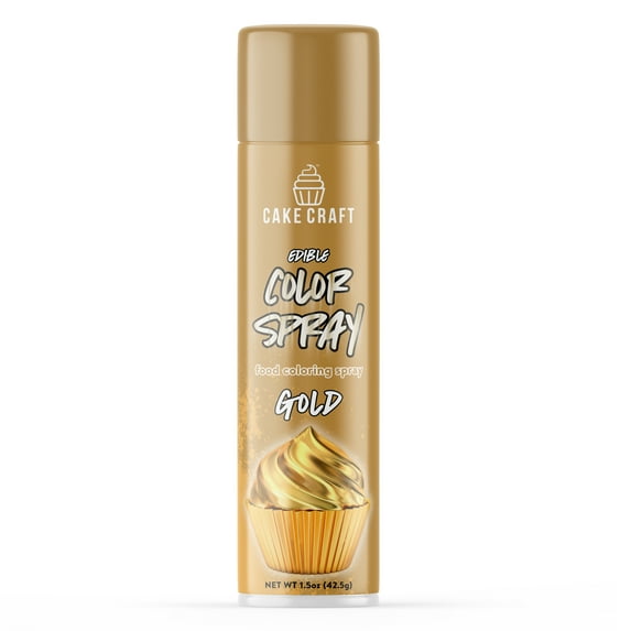 Cake Craft Gold Color Spray, Cake Decoration Color Spray, 1.6 oz.
