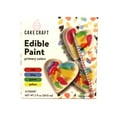 Cake Craft Primary Colors Edible Liquid Paint 4Pack, 2 fl.oz. Box