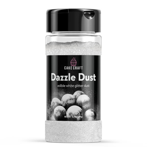 Cake Craft White Dazzle Dust, Cake Decoration, 1.76 oz.