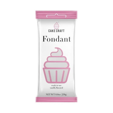 Cake Craft White Fondant Icing, Vanilla Flavored, 8.8 oz.