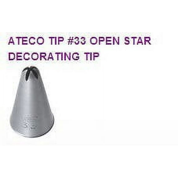 Cake / Cupcake Decorating Icing Flower / Star Tip #33. 2pack