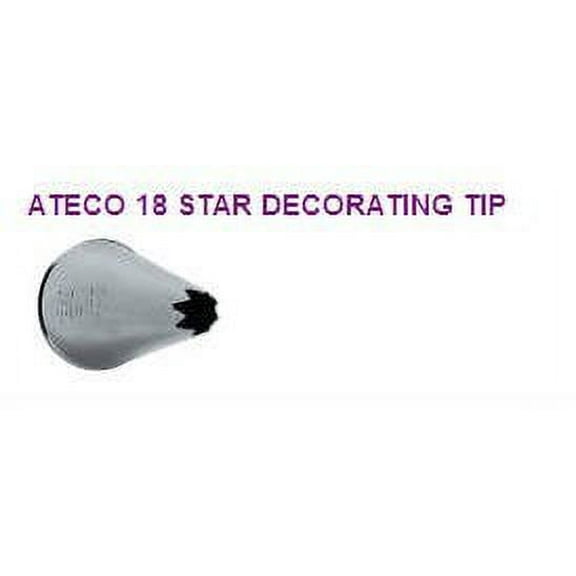 Cake / Cupcake Decorating Star Icing Tip #18. 2pack