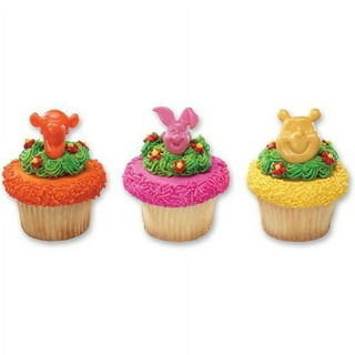 30x Winnie The Pooh Cupcake Toppers Edible Wafer Paper Fairy Cake Toppers