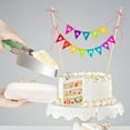 thumbnail image 1 of Cake Cutter Stainless Steel Serrated Blade for Smooth Slices with Comfort Grip Handle for Effortless Cutting Perfect for Birthday Parties and Wedding Receptions Topliu, 1 of 8