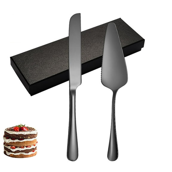 Cake Cutting Set for Wedding, Stainless Steel Cake Knife and Server Set, Cake Cutter and Pie Server for Wedding, Birthday, Anniversary, Graduation Gift