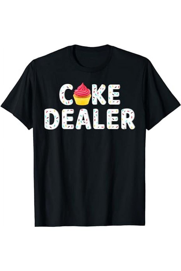 Cake Dealer T-Shirt Baking Cupcakes Cake Frosting Whisking