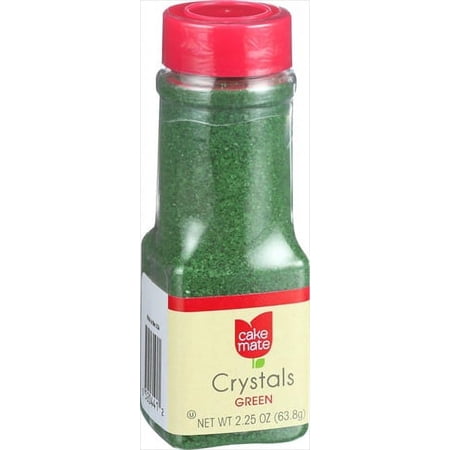 Cake Dec Original Green Crystals