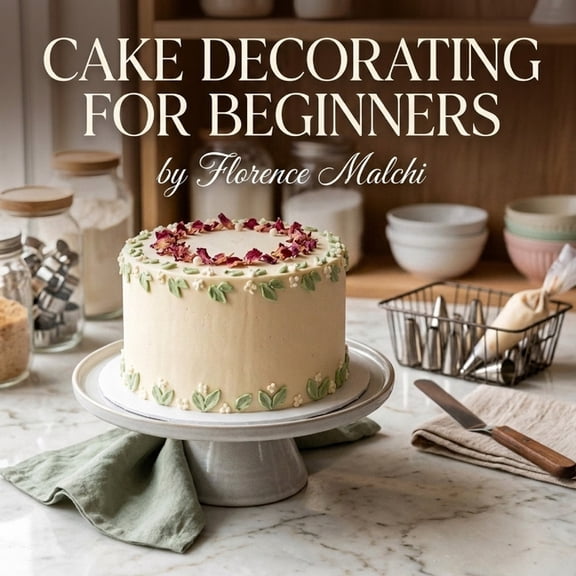 The Confident Kitchen Cake Decorating For Beginners: Easy Step-by-Step Designs You Can Actually Make at Home, Book 5, (Paperback)