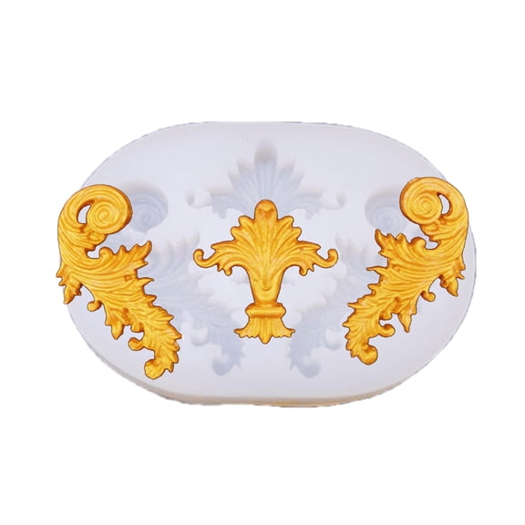 Cake Decorating Mold 5 Intricate Embossed Designs Oven Safe Easy Release Cleanup