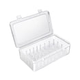 thumbnail image 1 of Cake Decorating Piping Tip Storage Case with 42 Pins, Plastic Clear Icing Nozzle Organizer Box for Baking Tools, Cupcake Decoration Kit Container for Home Chefs Clear, 1 of 3