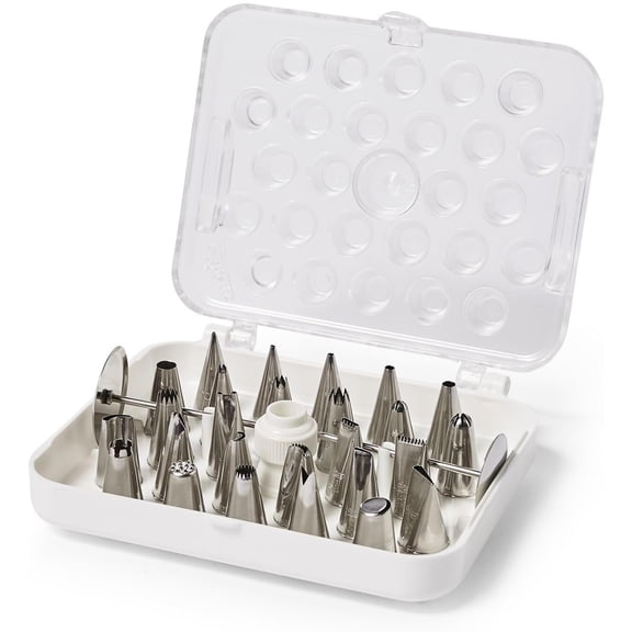 Cake Decorating Set, 29 Piece, Plastic,