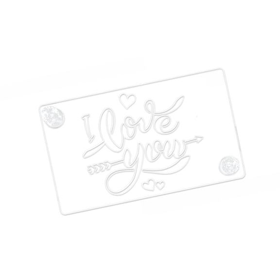 Cake Decorating Stencil Wedding Birthday Tiramisu Letter Template Cake Molding Baking Lover Tool for Sugar Powder