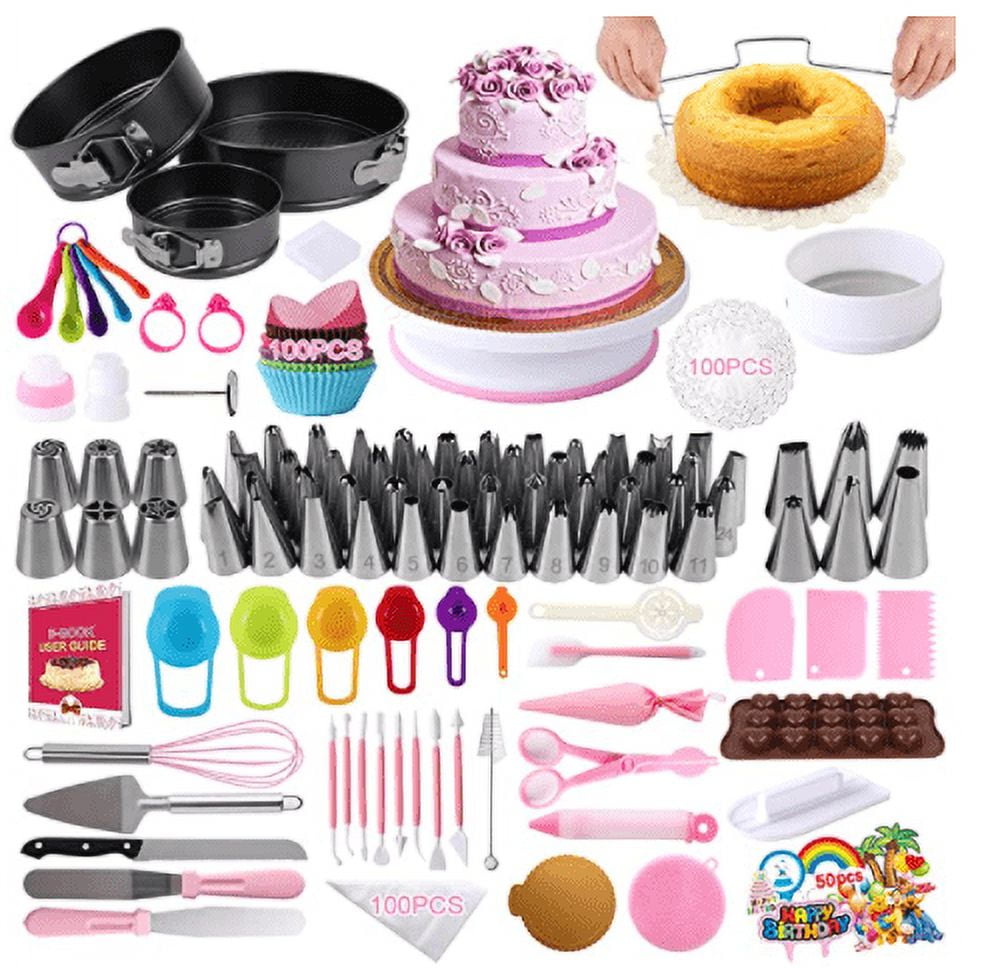 Irfora 236pcs Cake Decorating Mouth Set Cake Decorating Tool Cupcake  Decorating Kit Cookie Decorating Supplies 