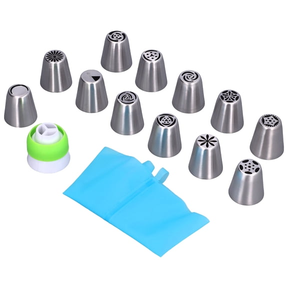 Cake Decorating Tips, Versatile Piping Nozzles For Fondant, Muffins More, Easy Grip