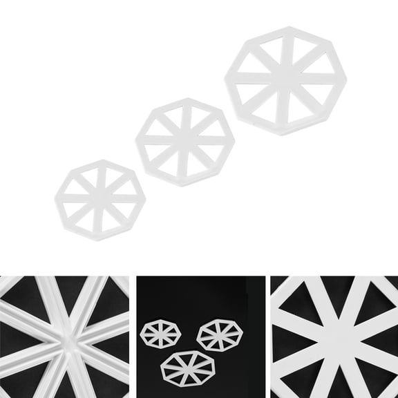 Cake Decorating Tool Set: 3 Sizes For Versatile Bunting Designs, Cookie Dough, Fondant  More!