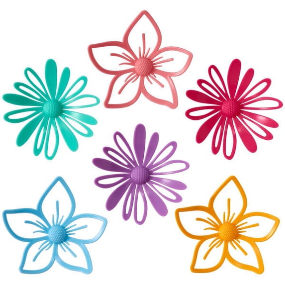 Cake Decoration - Blossoming Flowers Layon (6 pcs)