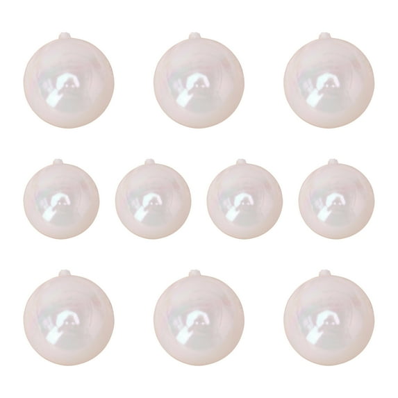 Cake Decoration Foam Colored Balls, Birthday Baking Dessert Table Accessories, Pearlized Edible Cake Ornaments, Durable Long-Lasting 10Pc Set for Wedding Party Cake Decorating