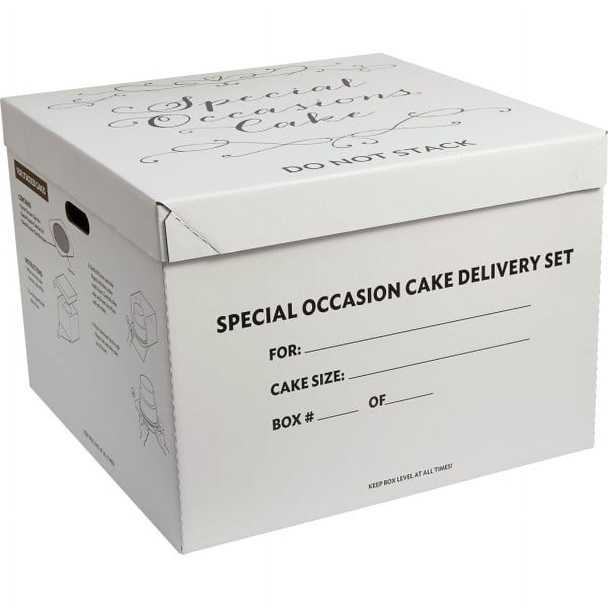 Amazon.com: Moretoes 6 Pack Cake Boxes, Tall Cake Boxes for Tier Cakes,  Bakery Supplies, Cake Transport Container 2 Sizes 10x10x12 & 12x12x14 Inch  with 6 Cake Boards : Industrial & Scientific