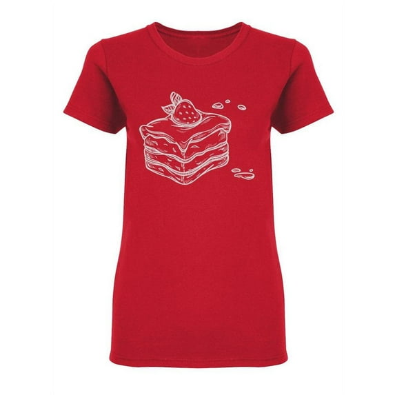 Cake Dessert Shaped T-Shirt Women -Image by Shutterstock, Female x-Large