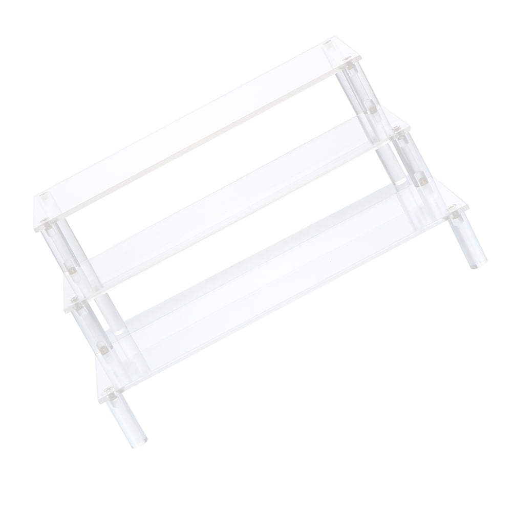 Cake Display Stand Cupcake Clear Afternoon Tea Tier Dessert with Light ...